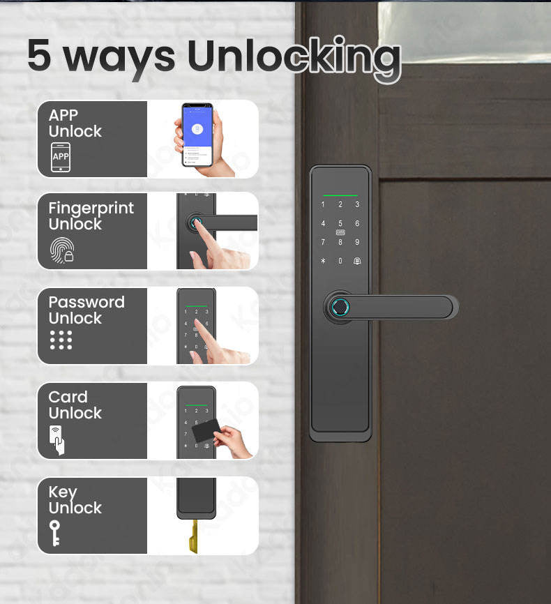 DigiDoor UL-tech Smart Fingerprint Door Lock - Keyless Entry