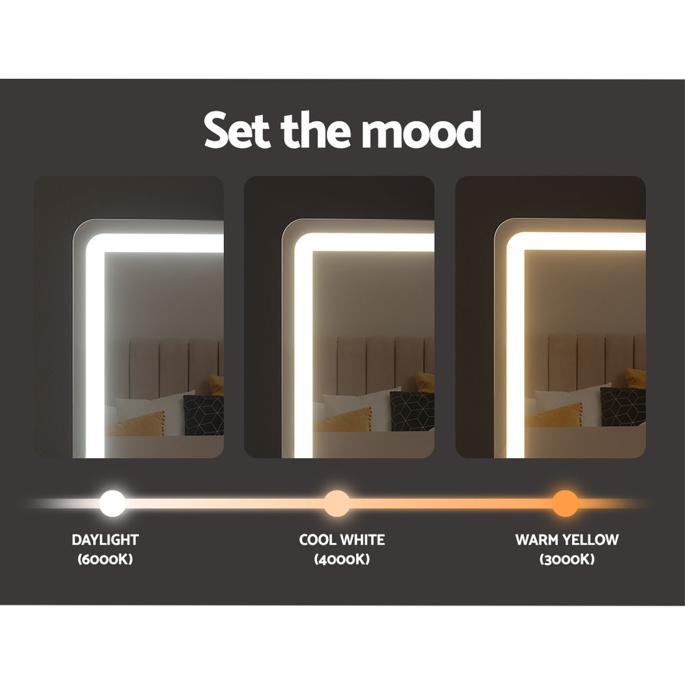 Sheesha LED Makeup Mirror - 10X Magnification, Touch Control