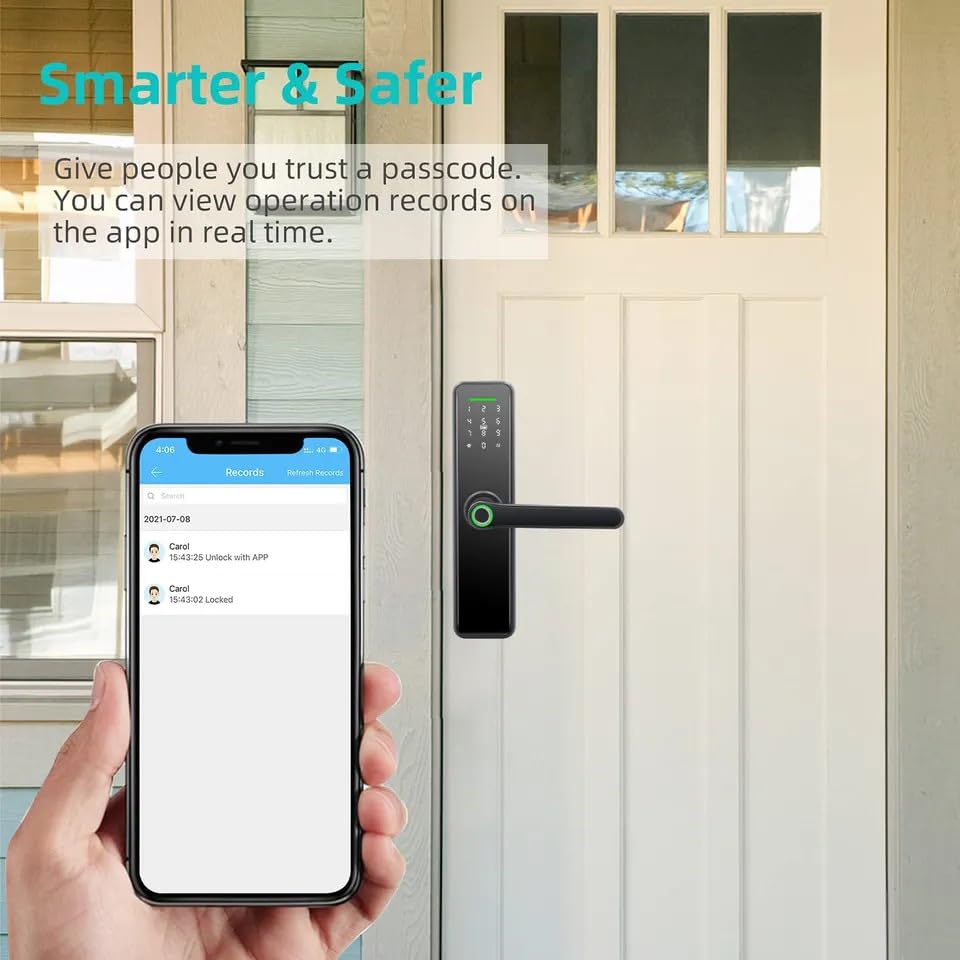 DigiDoor UL-tech Smart Fingerprint Door Lock - Keyless Entry