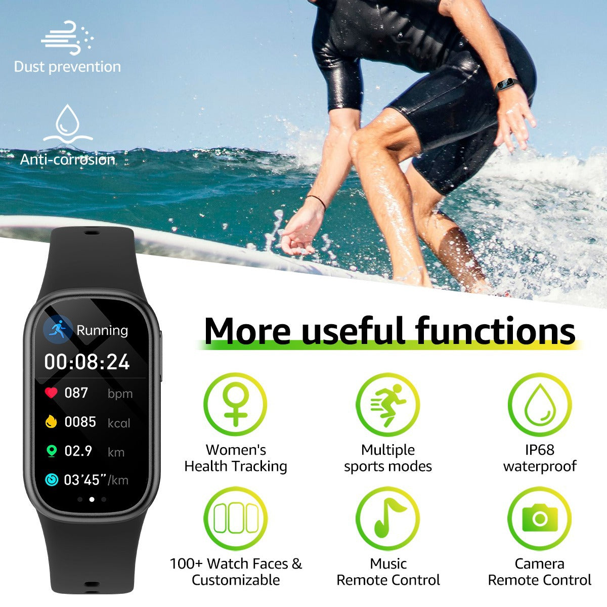 Fusionfit Smart Fitness Tracker - Health Monitoring & GPS
