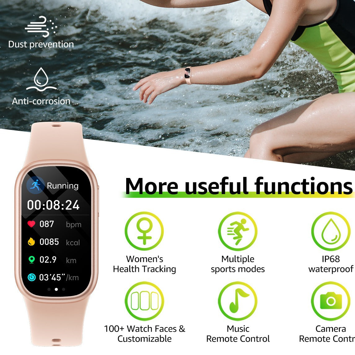 Fusionfit Smart Fitness Tracker - Health Monitoring & GPS