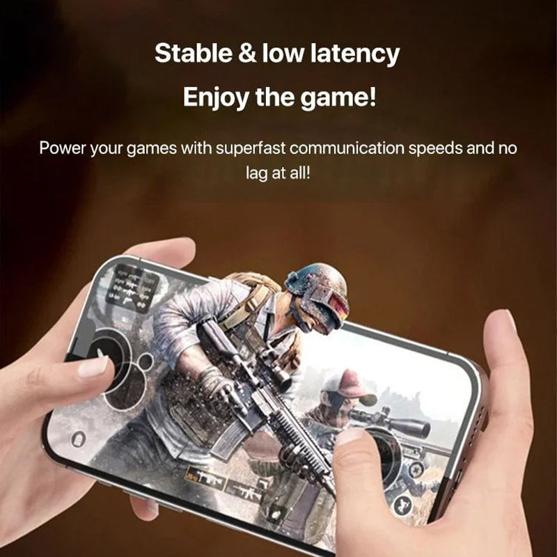 Fitlybuy WiFi Pro boosting stable, low-latency mobile gaming on a smartphone for lag-free performance.