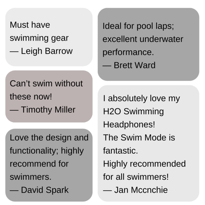 Fitlybone H2O GenX2 Wireless Earbuds For Swimmers- 8GB Inbuilt Music Player