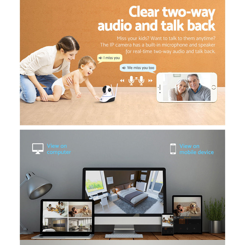 SecureVue UL-Tech 1080p Smart Security Camera - Wireless WiFi Home Security