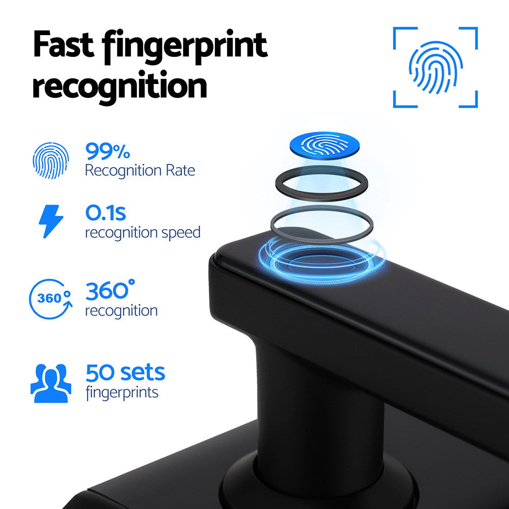 LockShield UL-tech Smart Fingerprint Lock - Keyless Entry, App Control
