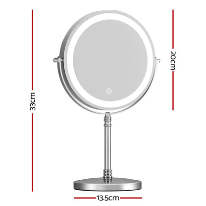 Mirrormagic Embellir LED Makeup Mirror - 10X Magnification, Touch Control
