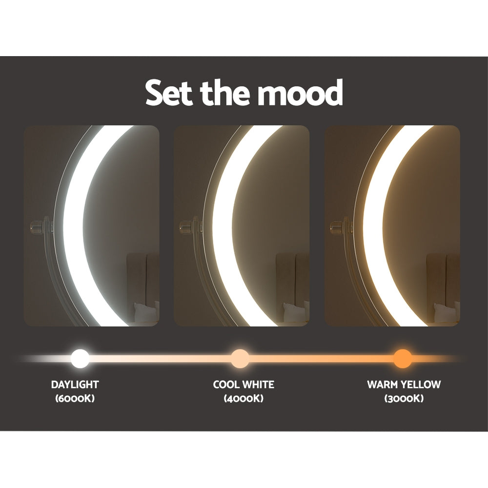 Mirrormagic Embellir LED Makeup Mirror - 10X Magnification, Touch Control