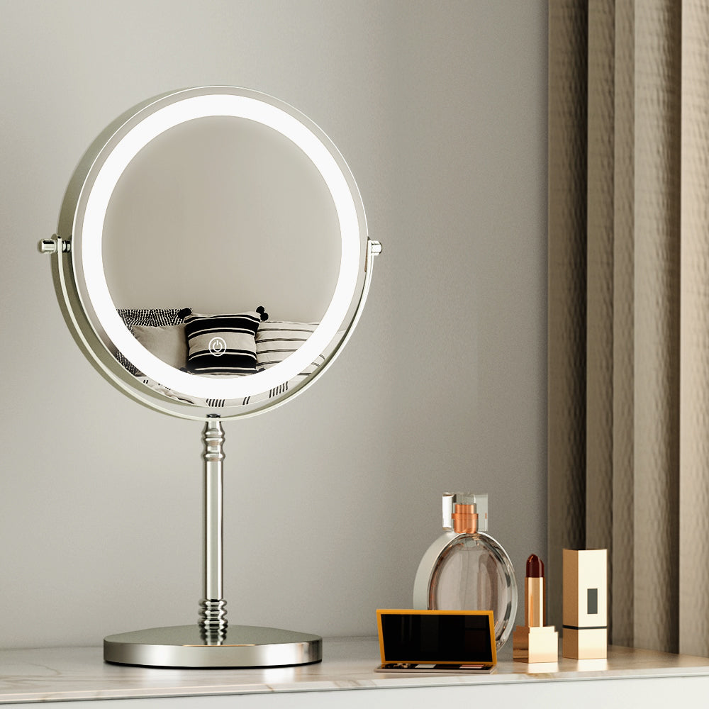 Mirrormagic Embellir LED Makeup Mirror - 10X Magnification, Touch Control