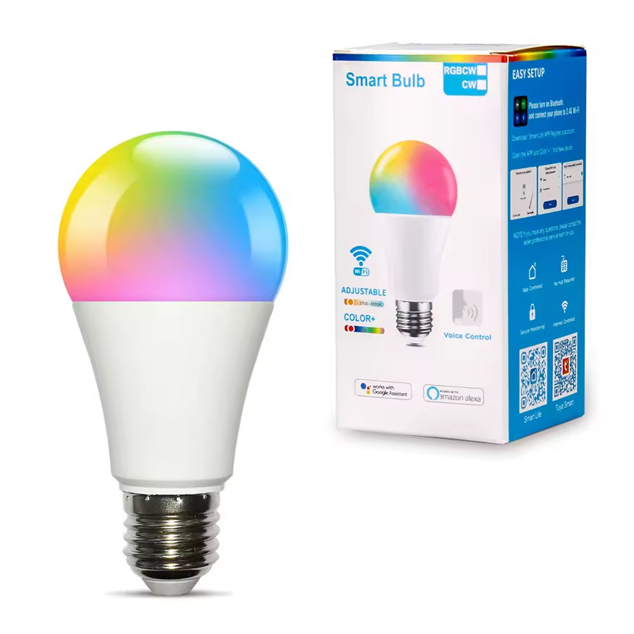 LumiLux TP-Link Tapo Smart Bulb - 16M Colors, Wi-Fi, Voice Control