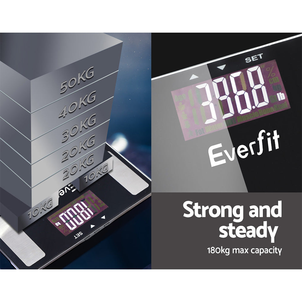 Scalesmart Everfit Smart Scale - 23 Body Metrics, Bluetooth
