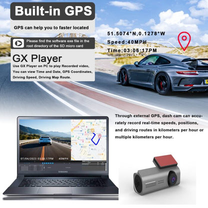TrailVision 4K Wifi Dual Front And Rear Dash Cam With 64GB Memory Card