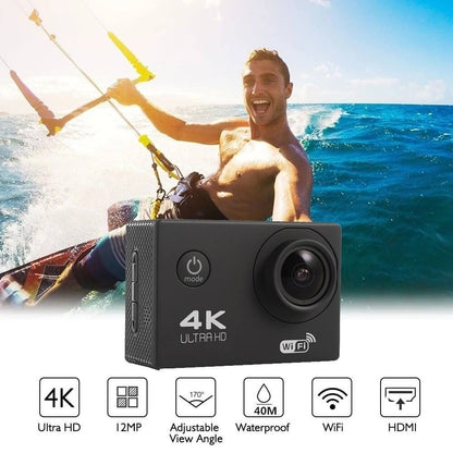 Actionace BDI 4K Action Camera - Waterproof, 1080p for Sports