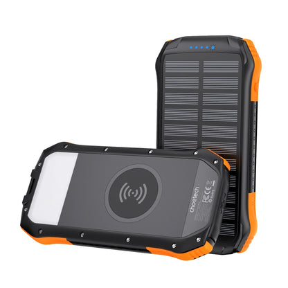 Solarsaver Choetech Solar Power Bank – 20000mAh, Wireless, Outdoor