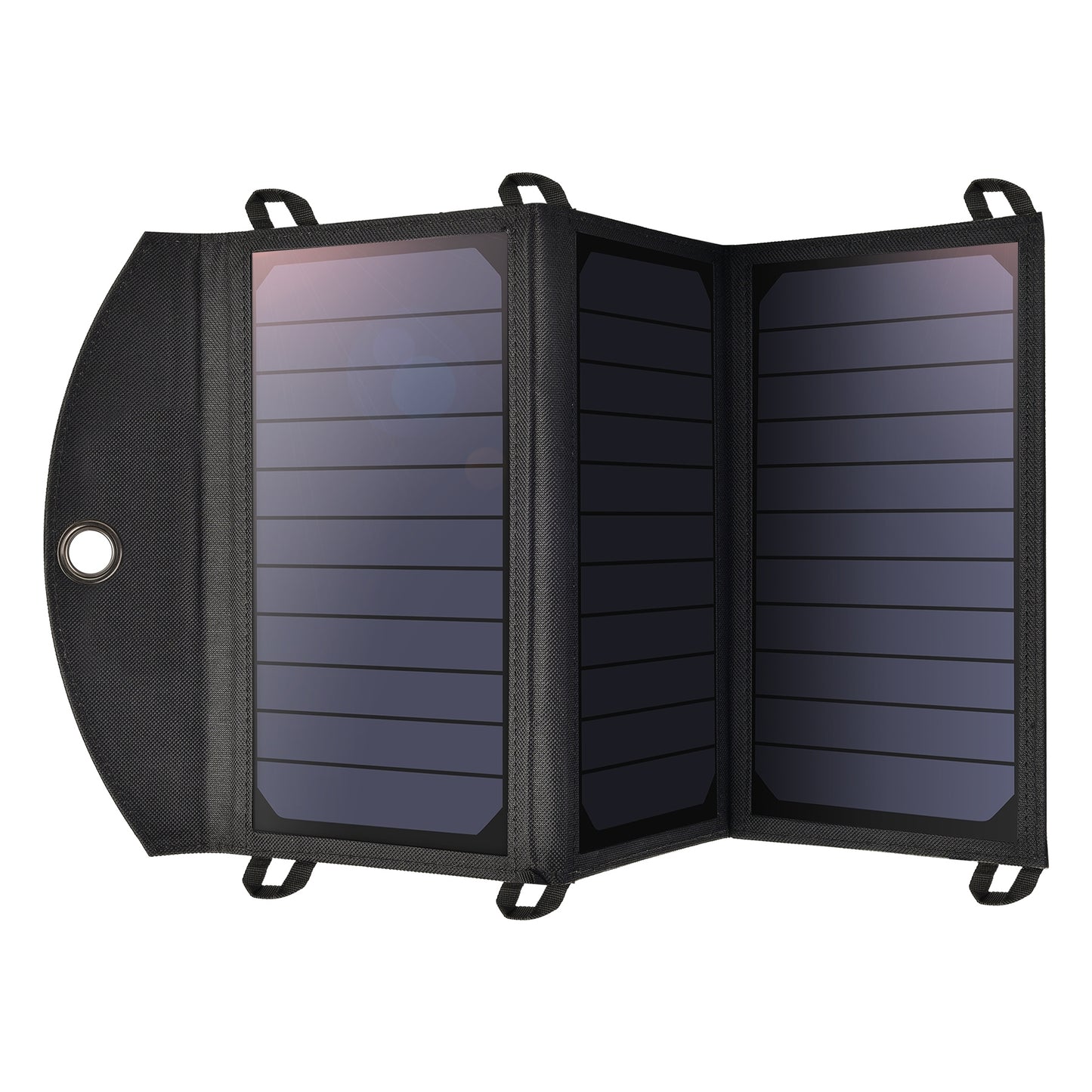Powerpulse Choetech 19W Solar Panel Charger - Dual USB, Fast Charging for Camping