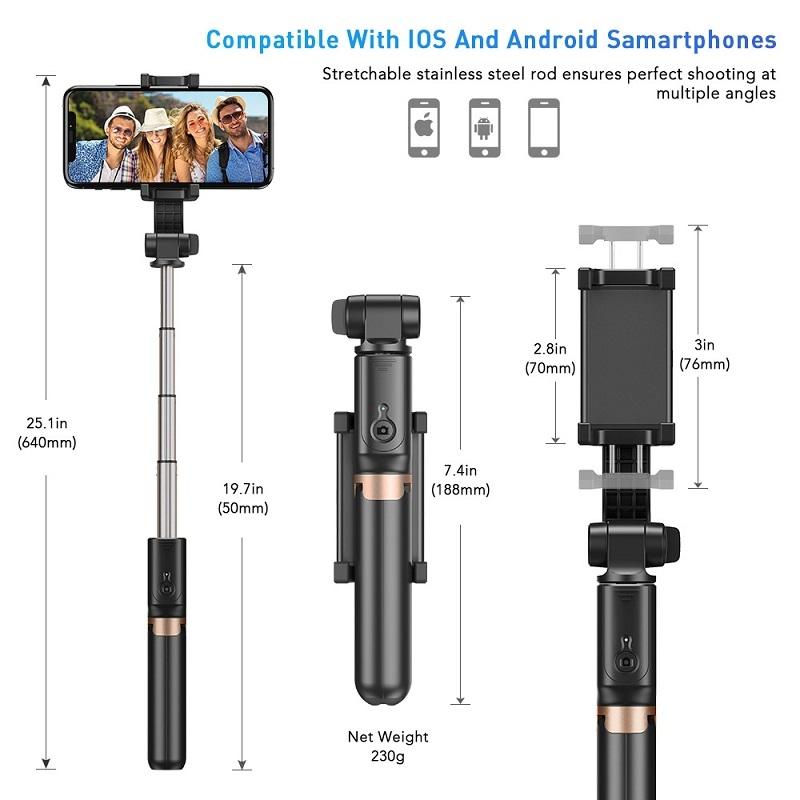 Gimbalglide Multifunctional Phone Gimbal - 360° Rotation, Vlogging Selfie Stick