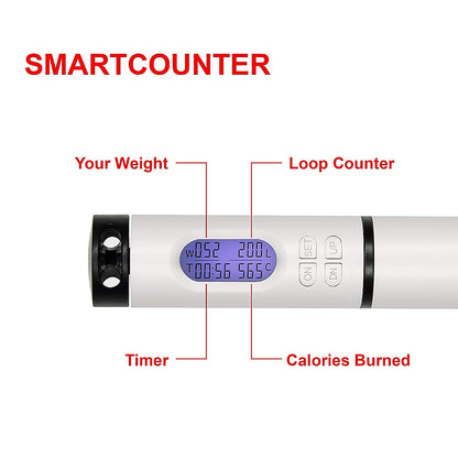 Jumpjolt Skipping Rope - Smart Counter, Adjustable, Calorie Tracker