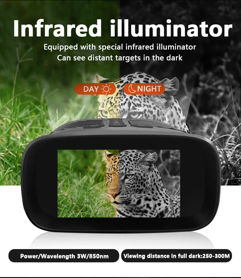 Binocularbreeze Black Smart Binoculars - 10X Zoom, Night Vision, Video Recording