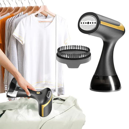 Steamserenity Black Handheld Steamer - Portable, Wrinkle-Free Clothes